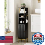 Aepoalua Bathroom Storage Cabinet,small Corner Floor Cabinet With 2 Hook,narrow. Fixed Price $77.34.