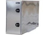 Buyers Product Diamond Tread Aluminum Straight Side Backpack Truck Tool Box. Fixed Price $5290.84.