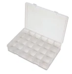 Durham Lp24-clear, Pack Of 5 Large Plastic 24 Compartment Box. Fixed Price $28.26.