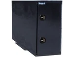 Buyers #bp964824bll, 48x24x96" Flat Floor Black Steel Backpack W/ 2 Adj. Shelves. Fixed Price $3499.95.