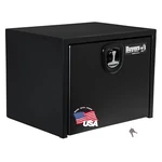Buyers Product 24x24x24" Black Steel Underbody Truck Box W/ 3-point Latch. Fixed Price $607.76.
