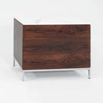 1960s Florence Knoll Rosewood 3-drawer Dresser Cabinet In W/ Marble Top. Fixed Price $5000.00.