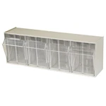 Akro-mils Tiltview 4-bin Plastic Storage Cabinet. Fixed Price $104.99.