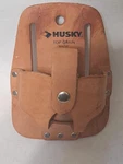 Husky Top Grain Leather Clc Tape Measure Holder Steel Loop Tool Belt Accessory. Fixed Price $10.49.