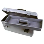 Flambeau 19800-2 Gray Utility Tool Box With Lift-out Tray: 20.3" X 8.9" 8.4". Fixed Price $57.92.
