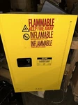Uline H-2218m-y 12 Gal Flammable Liquid Storage Cabinet - Manual Door, One Shelf. Fixed Price $350.00.