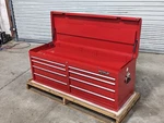 Waterloo Top Chest Tool Box 8-drawer 52" W X 18" D 20" H Steel Red Pch-528rd. Fixed Price $714.45.