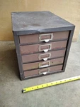 Vintage Kennedy Machinist Parts Hardware Cabinet 5 Drawer All Metal Storage. Fixed Price $125.00.