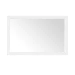 Home Decorators Sandon 46" X 30" Framed Wall Mount Bathroom Mirror In White. Fixed Price $189.00.