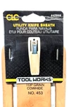 Clc Toolworks 453 Utility Knife Sheath, Top Grain Leather, Grainger 4zb58g. Fixed Price $9.79.