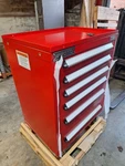 Proto Rolling Tool Cabinet: Red / Drawer, 30 In W X 21 3/8 D 42 1/2. Fixed Price $1982.00.