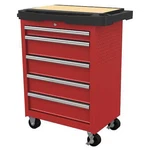 Westward 31ce53 Rolling Tool Cabinet, 5-drawers, Gloss Red, 34.5" W X. Fixed Price $552.99.
