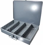Durham 215-95 Adjustable Steel Compartment Box 13-3/8" W X 9-1/4" D 2-1/8" H. Fixed Price $22.82.