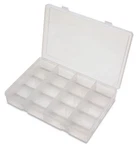 Durham Lp16-clear, Pack Of 5 Large Plastic 16 Compartment Box. Fixed Price $28.26.