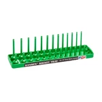 Hansen Global 1404 1/4" Dr. Metric Socket Holder Organizer Tray - Green. Fixed Price $8.59.