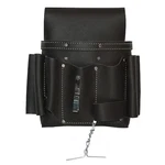 Westward 13t126 Tool Pouch, Brown, Leather, 8 Pockets. Fixed Price $48.39.