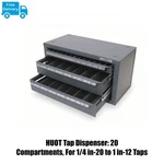 Huot Tap Dispenser: 20 Compartments, For 1/4 In-20 To 1 In-12 Taps. Fixed Price $184.73.
