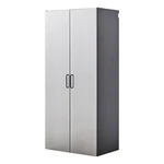 Klair Living Astro Series Metal Wall Mounted Storage Cabinet In Metallic Gray. Fixed Price $477.41.