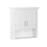 Riverridge Somerset Two-door Bathroom Storage, White Wall Cabinet. Fixed Price $89.21.