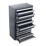 Drill Bit Dispenser Cabinet, 3 Pieces Three-drawer For 1/16"to 1/2"& Letter Size. Fixed Price $276.77.