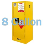 8 Gal Yellow Flammable Liquid Storage Cabinet Fireproof Safety W/ Lock. Fixed Price $265.05.