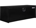 Buyers #1702311 18x18x48" Black Steel Underbody Truck Box W/ Shelf, 3-pt Latch. Fixed Price $684.95.