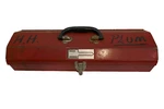 Vintage Waterloo, 20", Lockable, Under Seat Tool Box Red Good Solid Condition. Fixed Price $39.95.