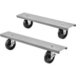Global Industrial Caster Base Set For C-channel Open Leg 48 To 72"w X 30 &. Fixed Price $118.96.