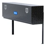 Uws 60" Single-door Topside Truck Tool Box Heavy Packaging Gloss Black Aluminum. Fixed Price $850.95.
