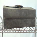 Vintage Metal Hip Roof Cantilever Kennedy Kits Tackle Mechanics Tool Box Chest. Fixed Price $208.00.