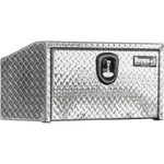 Buyers #1705169, 14x12x30" Diamond Tread Aluminum Truck Box W/ Slanted Back. Fixed Price $528.95.
