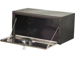 14x16x30 Inch Black Steel Truck Box With Stainless Door. Fixed Price $356.57.