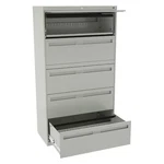 Tennsco Lpl3660l50 Lght Grey 36 In W 5 Drawer Lateral File Cabinet, Light Gray. Fixed Price $1555.99.