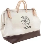 Durable 16" Canvas Tool Bag With Leather Handles - Heavy Duty Design. Fixed Price $111.99.
