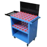 Hsk 63a, 63c, 63e, Floor Model With Peg Board, Cnc Tool Cart. Fixed Price $850.00.