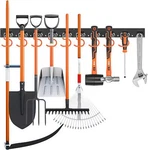 Horusdy 64 Inch Adjustable Storage System, Wall Mount Tool Inch, Black. Fixed Price $35.70.