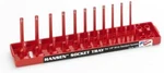 Hansen Global 1401 1/4" Dr. Sae Socket Organizer Red Usa. Fixed Price $11.99.