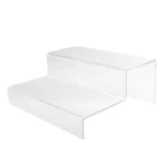 Two Level Clear Acrylic Shoe Display Stand Rack Storage Organizer. Fixed Price $33.65.