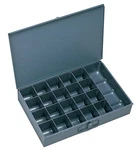 204-95-ind Gray Steel Small Scoop Box, 13-3/8" X 2" 9-1/4". 21 Compartment. Fixed Price $29.76.