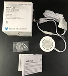 American Lighting Mvp-1-30-wh 3000k 4.3w Under Cabinet Led Puck Light White Vj06. Fixed Price $28.00.
