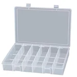 Durham Mfg Lp6-clear Compartment Box With 6 Compartments, Plastic, 2 5/16 In H. Fixed Price $7.59.