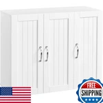 Yaheetech Bathroom Wall Cabinet Three Doors Medicine Adjustable Shelf. Fixed Price $113.98.