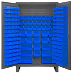 Durham Hdc48-162-5295, 12 Gauge Cabinet With 162 Blue Hook On Bins, 48"x24"x78". Fixed Price $2564.07.