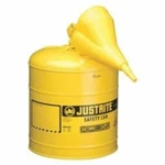Justrite 7150210 Yellow Metal Safety Can 5 Gallon Type 1. Fixed Price $108.44.