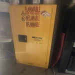 Uline H-2218m-y Flammable Liquid Storage Cabinet Yellow. Fixed Price $450.00.