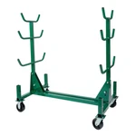 Greenlee 668 Mobile Bar & Pipe Rack, Green, 100 Load Capacity, 4 Levels. Fixed Price $1026.57.