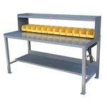 Jamco Wc372gp Heavy Duty Fixed Work Bench, Steel, 72" W, 34" Height, 3000 Lb.,. Fixed Price $1466.99.
