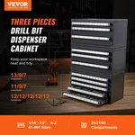 Vevor Drill Bit Dispenser Cabinet, Stackable For Storage. Fixed Price $218.04.