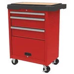 Westward 31ce55 Rolling Tool Cabinet, 3-drawers, Gloss Red, 34.5" W X. Fixed Price $640.99.