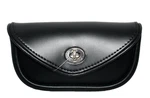 Leatherworks Bolt-on Motorcycle Handlebar Tool Bag Black Leather Turnlock Flap. Fixed Price $33.18.